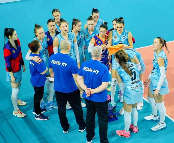 ВК «Рязань-РГУ» проиграл курскому «Атому» в повторном матче